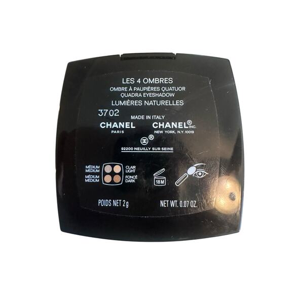 Chanel Les 4 Ombres Quadra Eyeshadow Palette Lumieres Naturelles No Brush 2g .07 - Picture 7 of 7